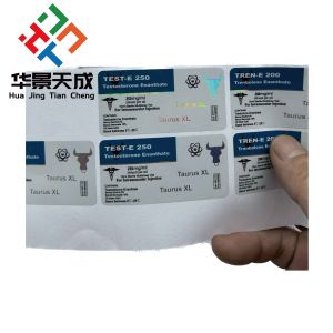 Anabolic Sticker Vial Labels With Test A