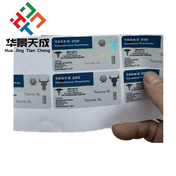 Anabolic Sticker Vial Labels With Test A