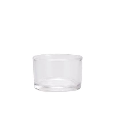 1 polegada de vidro pequeno Votive Candlestick Tealight 40ML Transparente