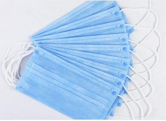 Easy Carrying Disposable Surgical Mask , Latex Free Hypoallergenic Dental Masks