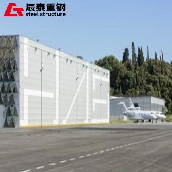 Anti Corrosion Prefabricated Steel Structure Hangar Buildings Customized