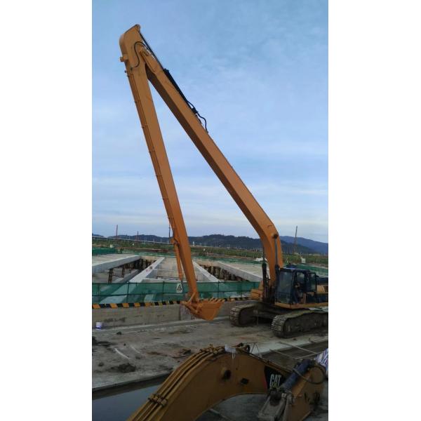 Excavator extension arm and port dredging designed for river dredging