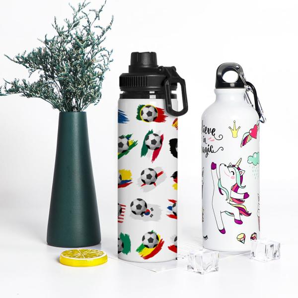 Aluminum Alloy Custom Color Changing Water Bottle Anti Corrosion Coating