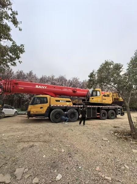 Second Hand Sany 80T All Terrain Mobile Crane STC800T5 Heavy Lifter Cranes 2018 used