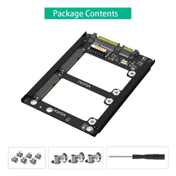 Беспроводная двойная Msata SSD на 2,5