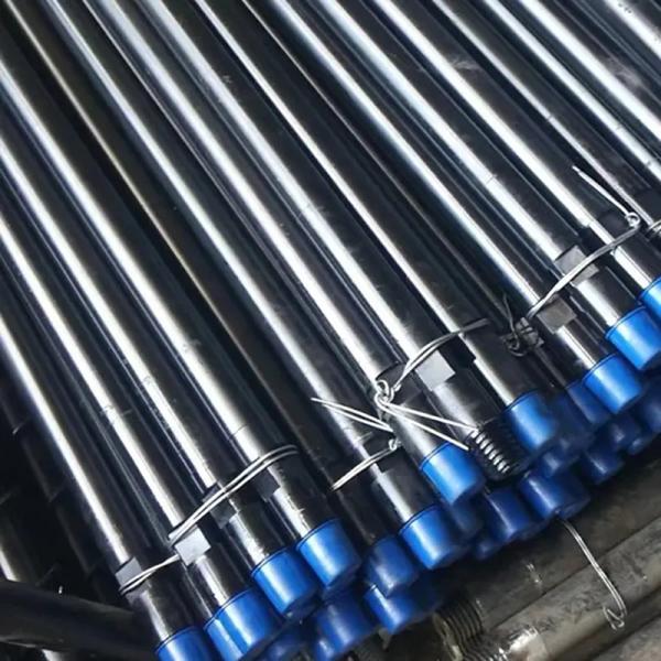 Tensile Strength API / H90 Non Secondary Drill Pipes In Blue Color
