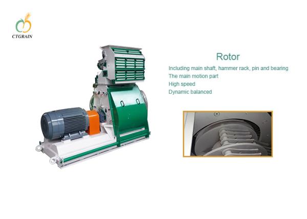 Maize Hammer Mill With Cyclone Grain Milling Equipment