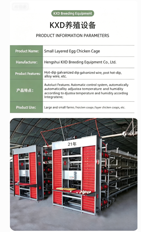 Hot-dip Galvanized Small Tier Layer Cages Easy Manure Removal  Customized service