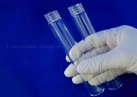 Garrafa de reagente da linha de quartzo para o laboratório da resistência da alta temperatura e de corrosão