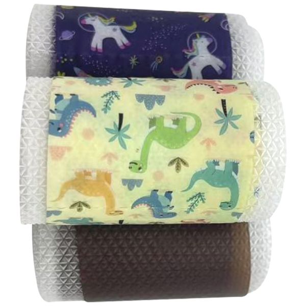 Custom Printed Cute Colorful Silicone Gel Sheet Roll Rehabilitation Therapy Patches