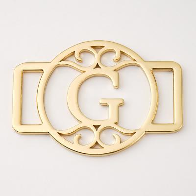 Fashion Bag Cut Logo Metal Label Custom For Clothing Garment Bag Accessories Design