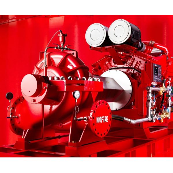 SCF300-250-500 Powerful Diesel Engine Fire Pump With 5000gpm Flow And132-218PSI UL NFPA20 Horizontal Split Case 12x10