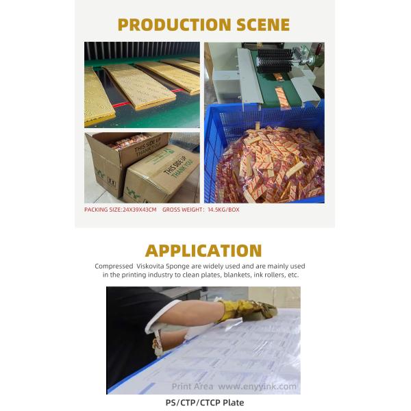 Parties détachées d'imprimantes à éponge de nettoyage