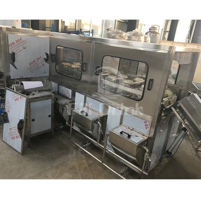 300BPH L Type Washing Filling Capping Machine Auto Loading 5 Gallon Bottling Machine