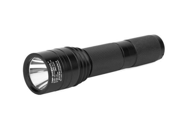 Black Ex Proof Flashlight 300Lm  / Long Range Flashlight Φ32×135 Mm Size