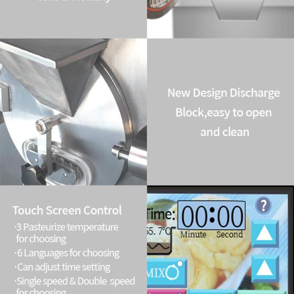 Commercial Batch Frozen Vertical Ice Cream Machine Frozen Catering Event Ice Cream Machine for Sale Brazilian Acai Freezer