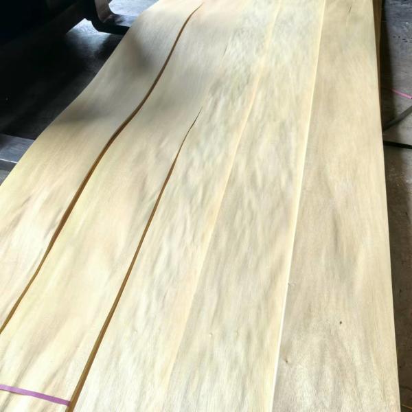 Melhor qualidade natural cortada de borracha folha de faceta de madeira para decoração