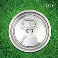 Aluminum Can Lids with Logo Printing and 0.3mm Thickness Silver Color for Products