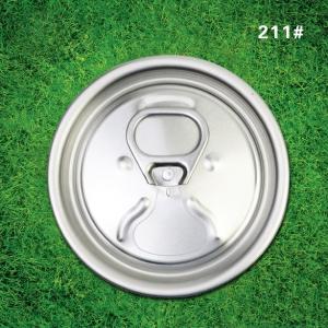 Aluminum Can Lids with Logo Printing and 0.3mm Thickness Silver Color for