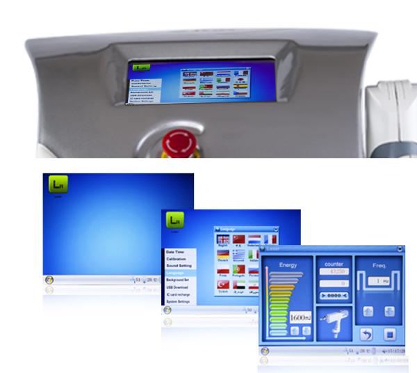 Protable Q - Switched ND YAg Laser Tattoo Removal Equipment With 1064nm / 532nm