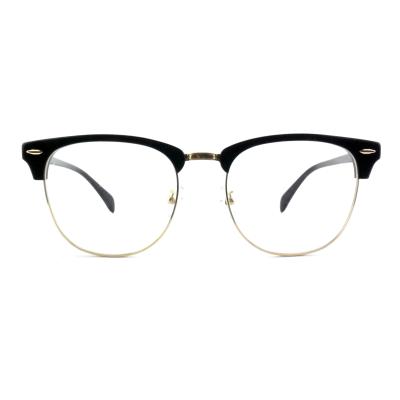 FP2648 Classic Acetate Metal Glasses Vintage Square Unisex Frames Eyewear