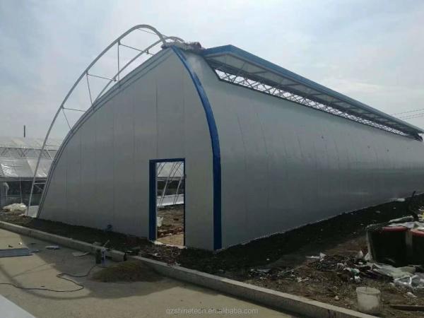 Small Agricultural Winter Solar Warming Greenhouse with Hot Dip Galvanized Steel Frame