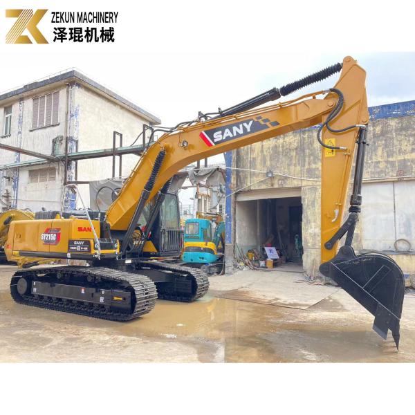 21ton SANY Sy215c Excavator Used 118 Kw Secondhand Excavator