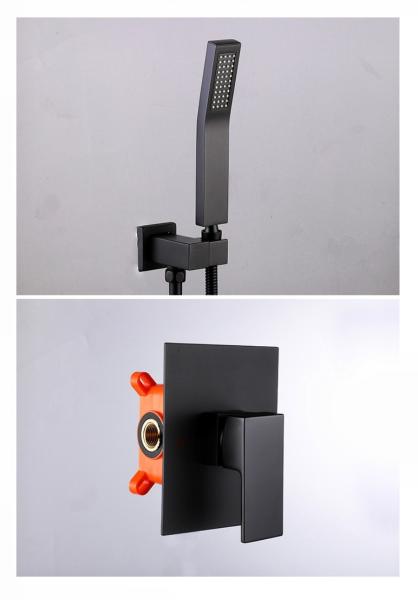 ISO Electroplating Concealed Valve Showers Pressurized Spray Head Copper Valve