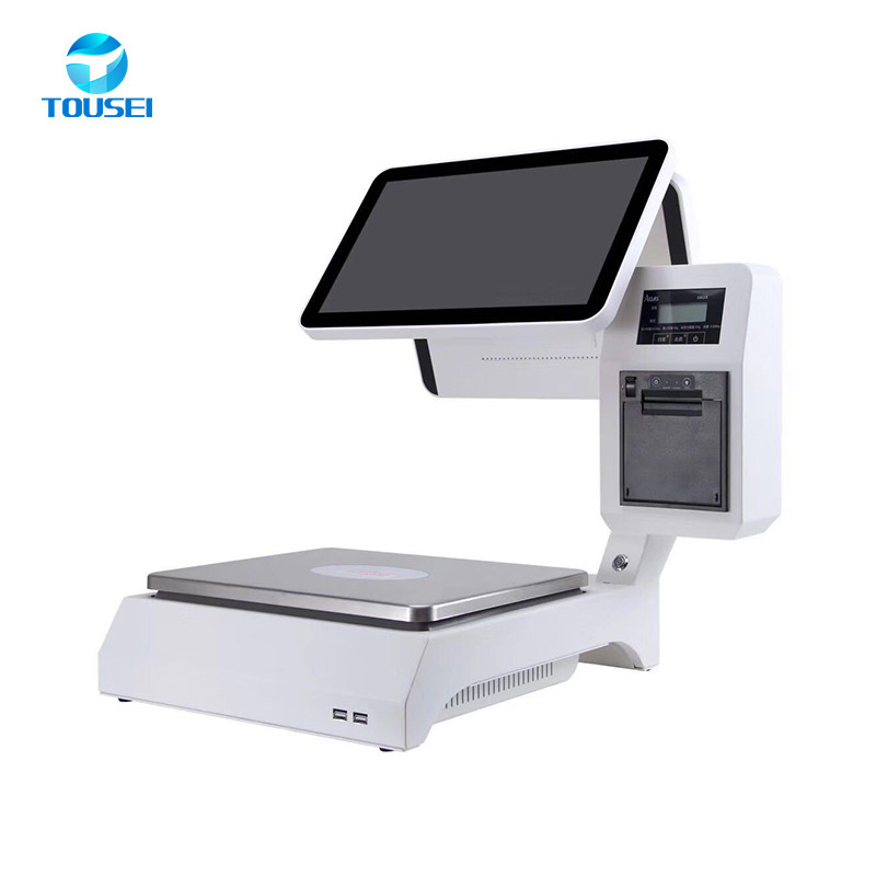 30KG Android POS Billing Machine System Dual Screen For Restaurant Order Taking