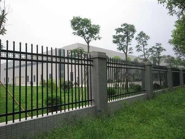 América Ferro Aço 6FT Tubular Cercas de Aço Negro Lança Top Cercas de Metal
