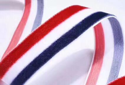 Decorative Striped Wired Ribbon For Party Decorating / Gift Wrapping