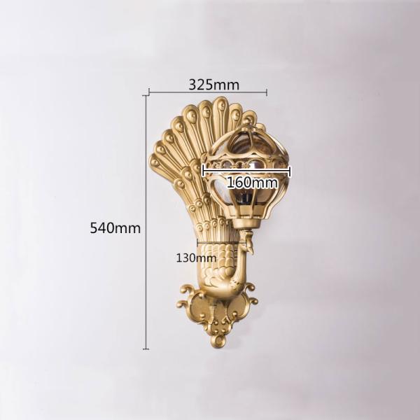 Wall lamp mirror front lamp LED wall lamp courtyard aisle courtyard wall outdoor waterproof wall lamp(WH-HR-66)