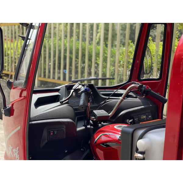 800W DAYANG Semi Cabin Cargo Tricycle with 250cc Engine and Hydraulic Strut Motorcycle