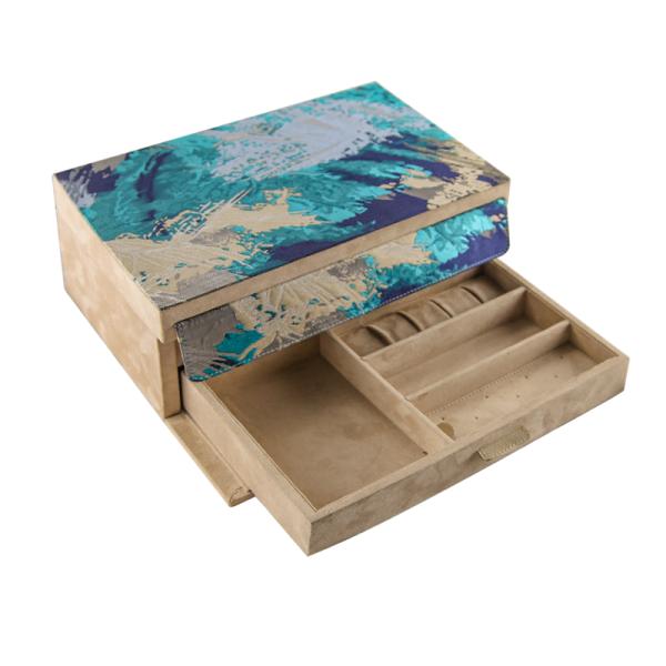 Организатор перемещения украшений MDF деревянный персонализировал случай ювелирных изделий перемещения