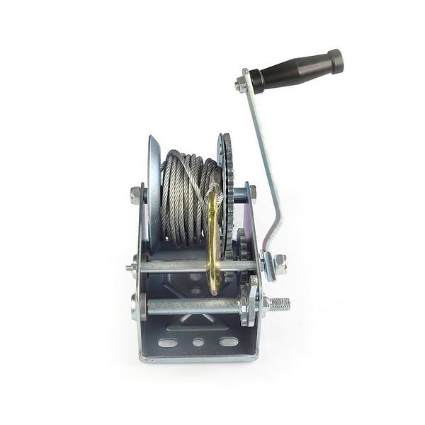 High Precision 1000 Lb Electrophoresis Manual Boat Winch Lightweight With 8 Meters Cable