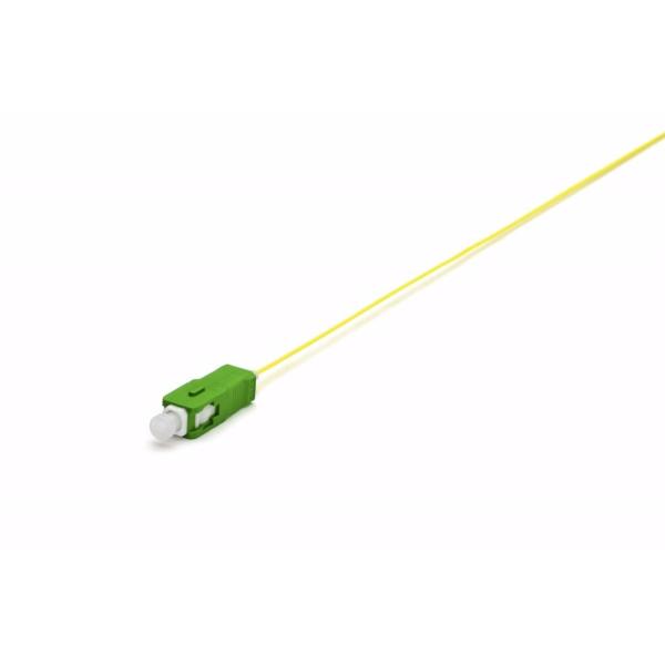 SC/APC Fiber Optic Pigtail with 0.9mm Diameter and 12 Colors Optic Fiber Jumper Cable