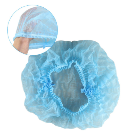EO Disinfecting Nonwoven Medical Disposable Head Cap For Nurse