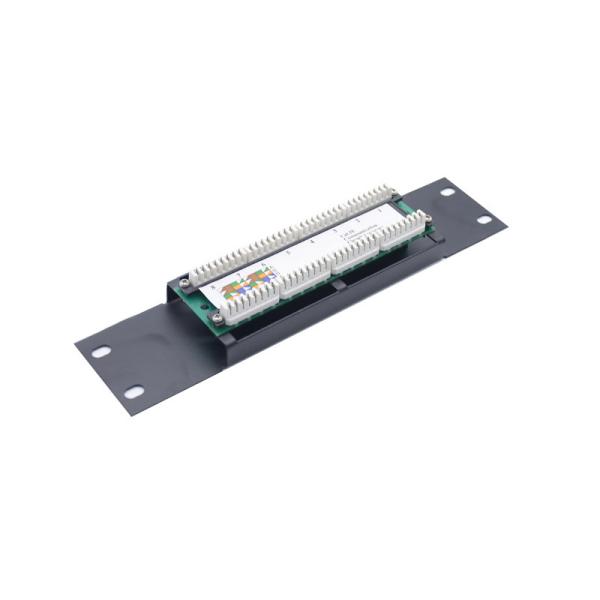 RoHS сертифицированный 24 порта Ethernet Patch Panel с управлением кабелями