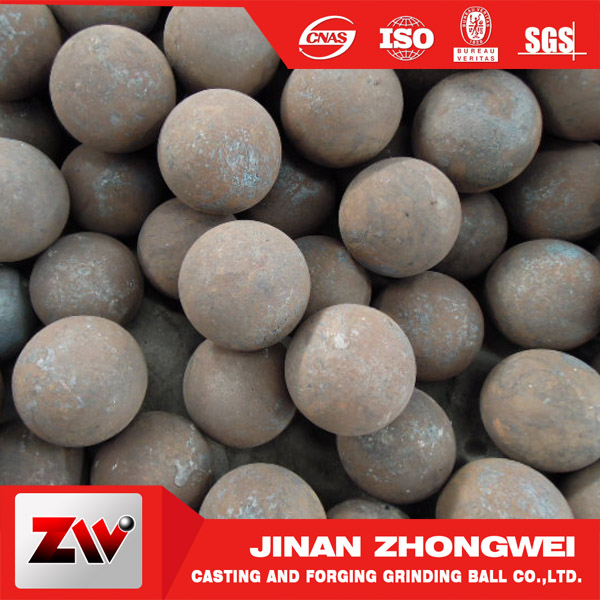 SAG and AG Ball milling media , forged steel grinding ball WITH 50-55HRC Hardness