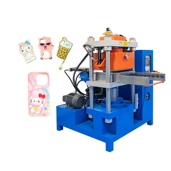 50T Vacuum Press Vulcanizing Machine for Silicone Trademark Logo Making