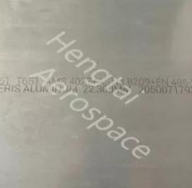 Alta resistência ao rendimento 6061 T651 Chapa de alumínio 4000 mm-20000 mm comprimento máximo
