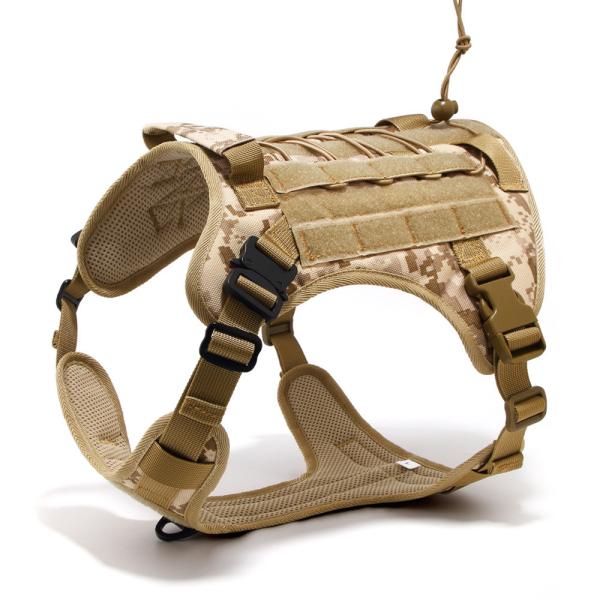 Lightweight Tactical Dog Harness | Comfortable No-Pull Design | Adjustable for