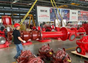 Centrifugal Electric Motor Driven Fire Pump Sets With Vertial Turbine Pumps For
