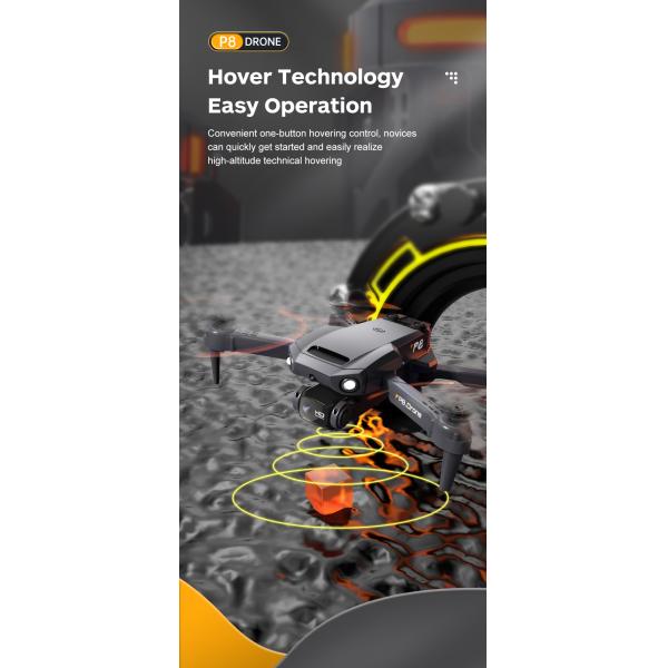 Control Type P8 Drone Dual Esc 4k Hd Camera Foldable Rc Remote Control Quadcopter Photography Wifi Fpv Mini Drones Boy Gifts Toys Vs F189
