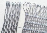 4mm 50mm Stainless Steel Cable Mesh Diamond Hole Safety