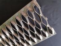 Diamante Hole Grip Strut Grelha de segurança placa de alumínio