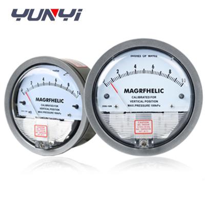 4 Dial Differential Micro Pressure Gauge Manometer Anti Vibration
