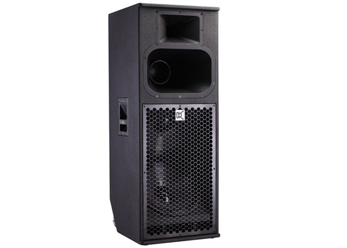 Commercial Passive Pa System 15 Inch Plywood , Passive Pa Speakers Black Paint