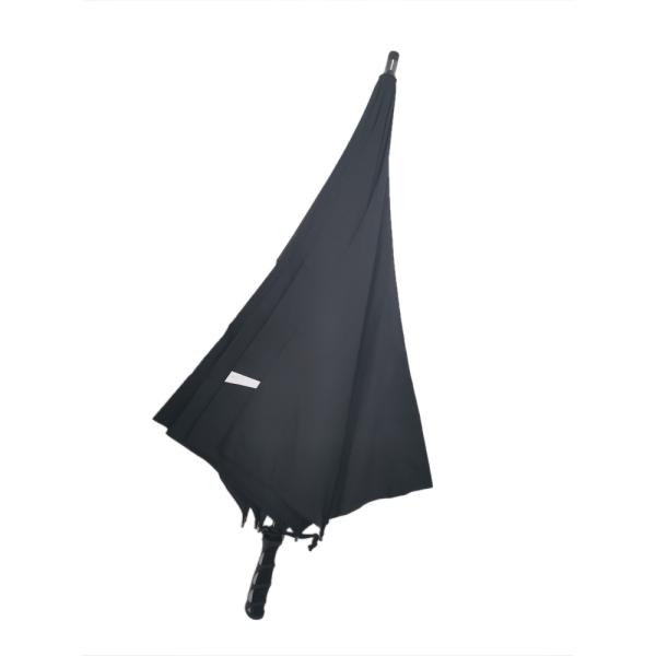 Carry Bag Custom Logo Golf Umbrellas Black Fiberglass Frame 190T Pongee Fabric