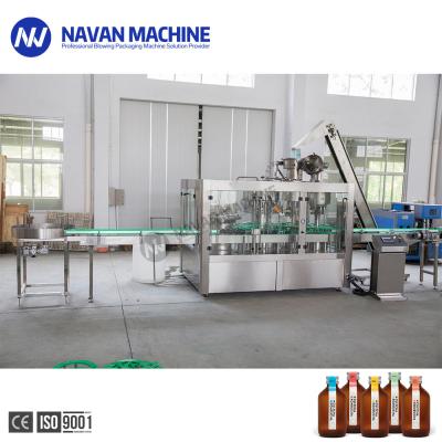 Automatic Glass Bottled Non Carbonated Drink Kombucha Filling Machine